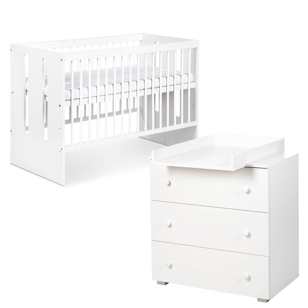 PAOLA Ensemble bébé lit et commode
