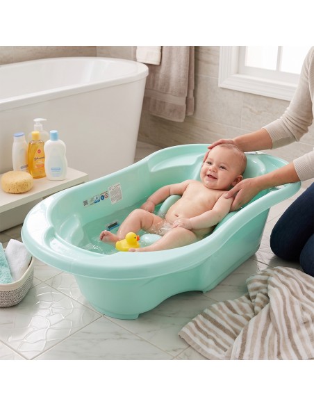 Baignoire bébé avec réducteur et thermomètre intégré