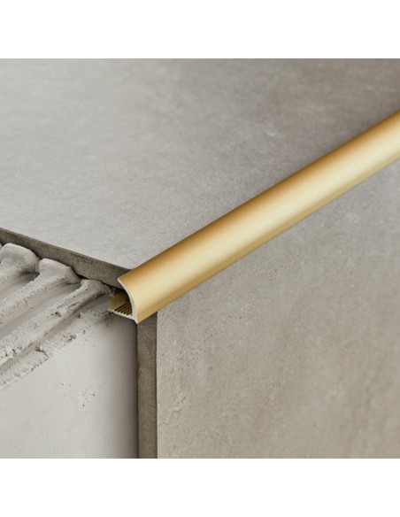 Profilés Bordure Ovale Aluminium Peint 10 mm x 2,5 m Finition parfaite