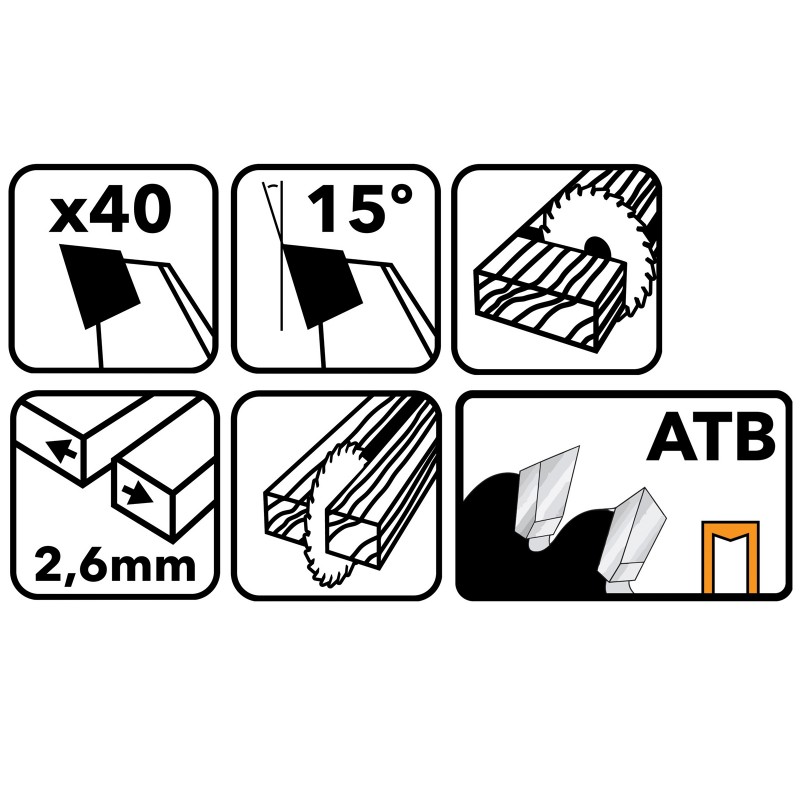 Lame Ø210 mm 40 dents