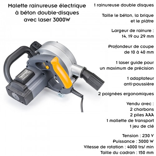 Malette rainureuse électrique 2